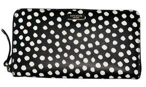Kate Spade Laurel Way Printed Neda Musicaldot Saffiano Leather Zip-Around Wallet